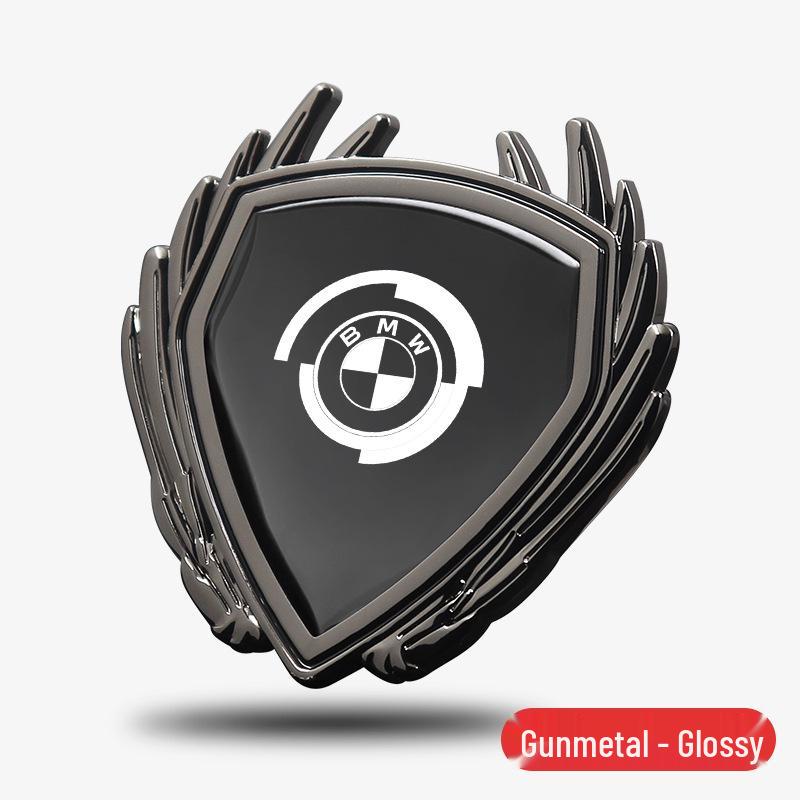 Эмблемы BMW 2 серии: Металлические значки-крылья, Эмблемы на боковые окна, Декоративные наклейки для моделей 225L, 225i, 220i.