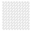 100 Sets Toggle Clasps Alloy 2mm OT Buckle DIY Jewelry Making Supplies for Necklace Bracelet