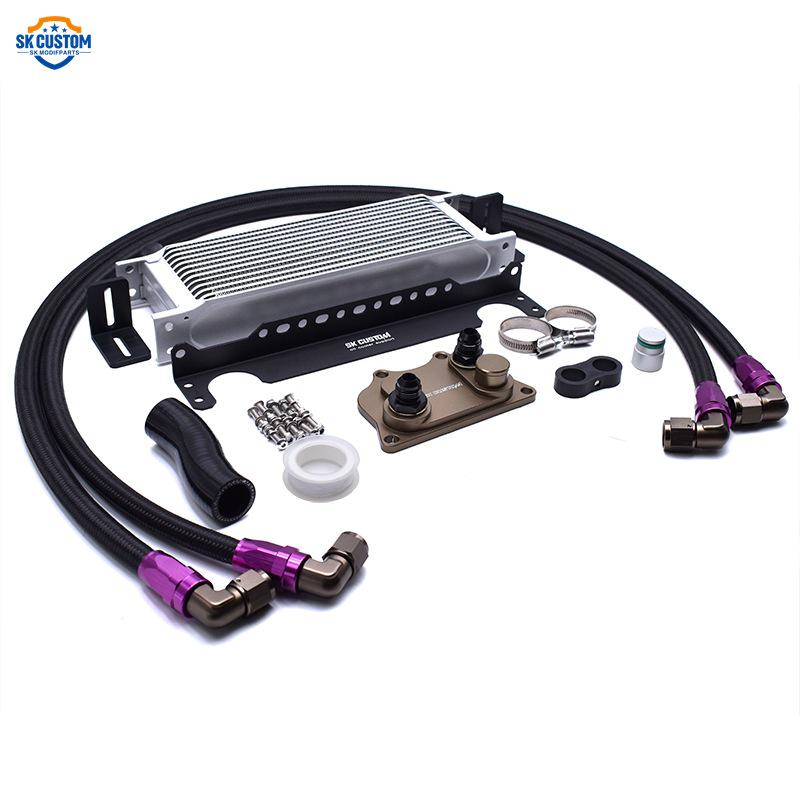 Совместимый с 2-м и 3-м поколениями BMW N54/55 MINI B48 Модифицированный комплект масляно-воздушного охладителя