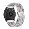 Плетеный петлевой ремешок 20/22/26 мм для Garmin Fenix 8/7/6/5 Forerunner 965 970 265 165 570 Пряжка-парашют Нейлоновый ремешок для часов