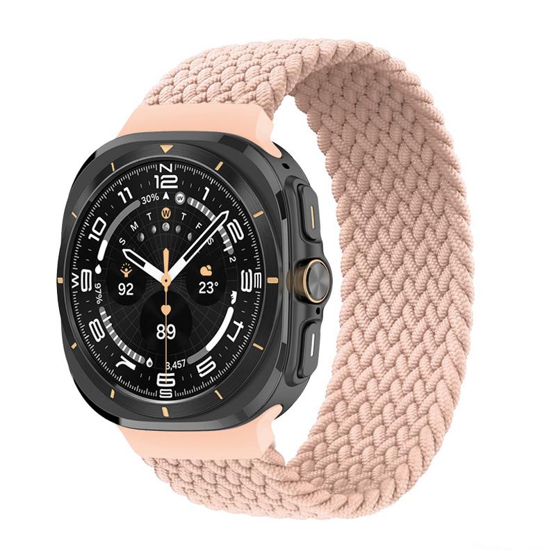 Плетеный Solo Loop для Samsung Galaxy watch ultra Ремешок 47 мм Аксессуары спортивный нейлоновый ремень браслет Galaxy watch 7 ultra ремешок 47 мм