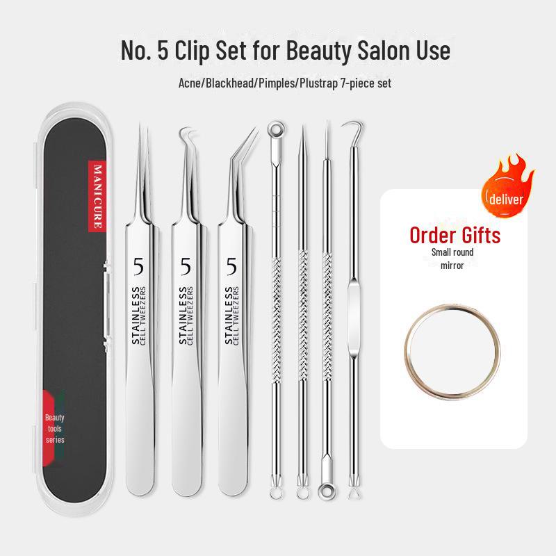 Набор ультратонких игл для лечения акне: Набор пинцетов и инструментов для удаления черных точек