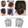 Hairpin Set U Shape Hair Clips Bobby Pins for Women Girls Briders Metal Black Hairpins Barrettes Bun Maker Hair Styling Accessories