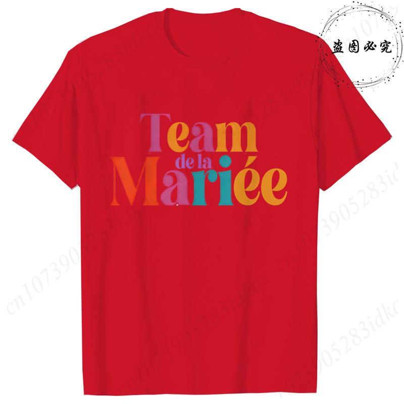 French Girls Single Farewell Tops: Future Bride Team Bride Tees, Printed T-shirts for EVJF & Bridal Shower