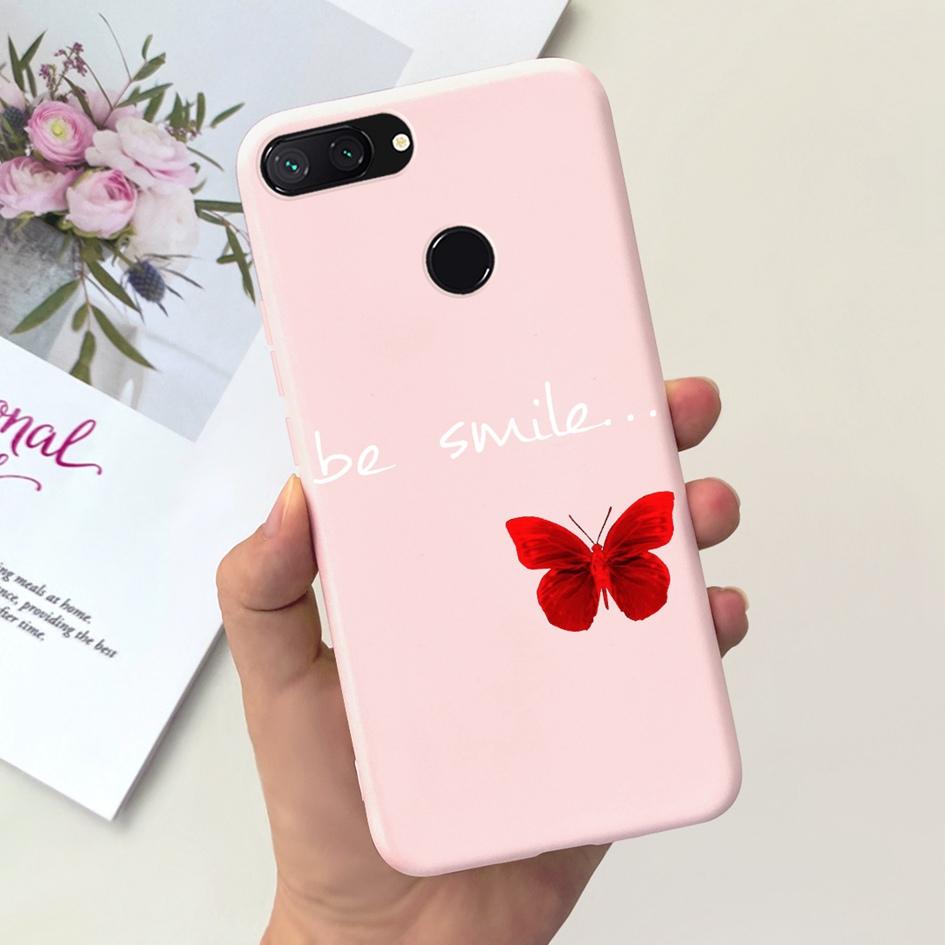 For Xiaomi Mi 8 Lite Case 6.26" Fashion Landscape Girls Bumper Soft Silicone Phone Cover For Xiomi Mi 8 Lite Funda Mi8Lite Pouch