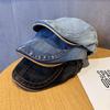 Cap Denim Stylish With Sun Protection For Hip Hop Style Fashion Gift Breathable