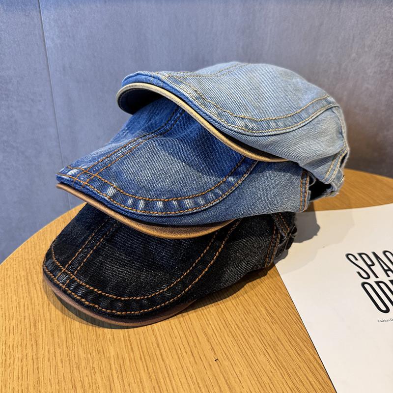 Cap Denim Stylish With Sun Protection For Hip Hop Style Fashion Gift Breathable