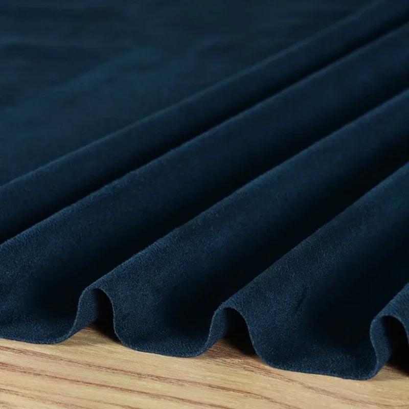 100x150cm Suede Fabric Stretch Double Microfiber for Costume Dresses Skirt Sewing Stretch Frosted Cloth Plain Material