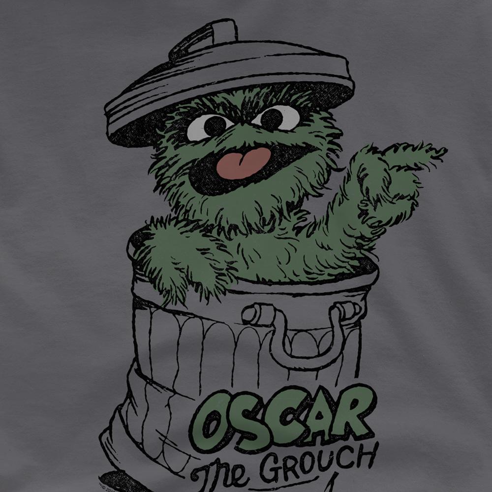 Sesame Street Unisex Adult Oscar The Grouch T-Shirt