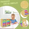 Bamboo Marker Organizer Holds 133 Markers Pens Desktop Storage Pencil Holder Watercolour Brushes Stationary Organizer
