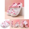 Очаровательные мультяшные летние сандалии для девочек, мягкие ЭВА, нескользящие, пляжная обувь