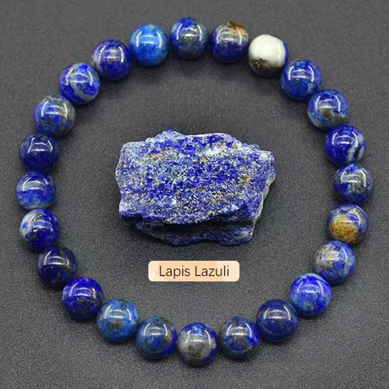 stone bracelet for women men trendy Blue Apatite beaded gemstone bracelets boss day scene employee appreciation gifts