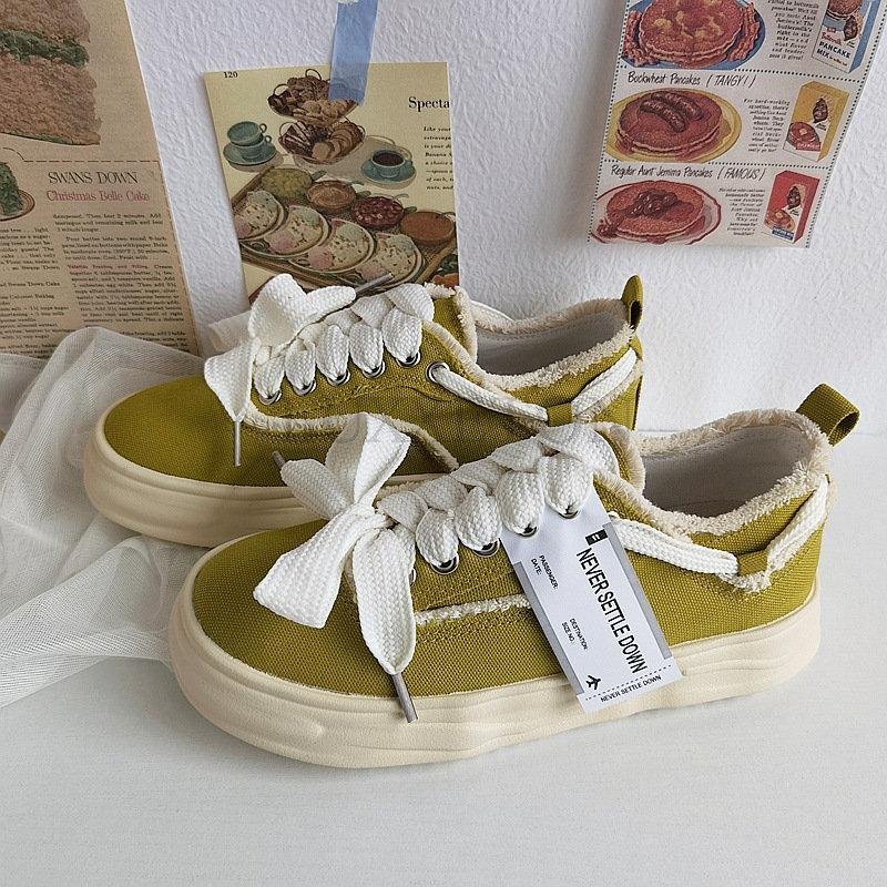 Кроссовки на платформе женские парусиновые туфли растворяющиеся туфли весна-лето повседневная спортивная обувь женские белые парусиновые туфли