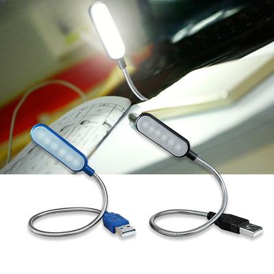 Мини USB светодиодный ночник лампа для чтения книг дорожная настольная лампа ПК компьютер ноутбук ноутбук гибкий сгибаемый ночник