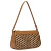 Bally Monogram Print Color Block Design Leather Shoulder Bag Small Women Shoulder Bag Brown 6309585
