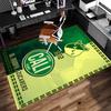 Deportivo Cali LOGO Print Area Rug - Soft, Washable Non-Slip Indoor Mat for Office Chairs, Living Room, Home Office Decorative Rug