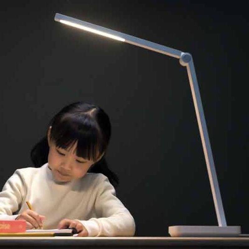 Xiaomi Умная настольная лампа Mijia Lite, интеллектуальная светодиодная настольная лампа Mi, защита глаз, 4000 К, 600 лм, настольный светильник с затемнением, ночное приложение Mihome