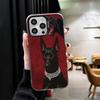 Крутой Мягкий Чехол для Телефона с Изображением Добермана для iPhone 15 16 17 Pro Max 17Air 16E 14 Plus 13 12 Mini Ударопрочный Защитный Задний Корпус