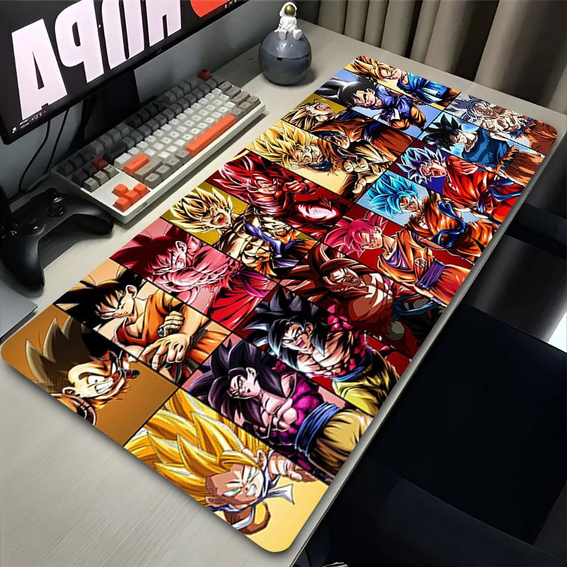 New Mouse Pad Dragon Ball DBZ Gaming Large Gamer Keyboard Desk Mat Table Carpet Big Mousepad Big Mouse Pads For Computer CS max