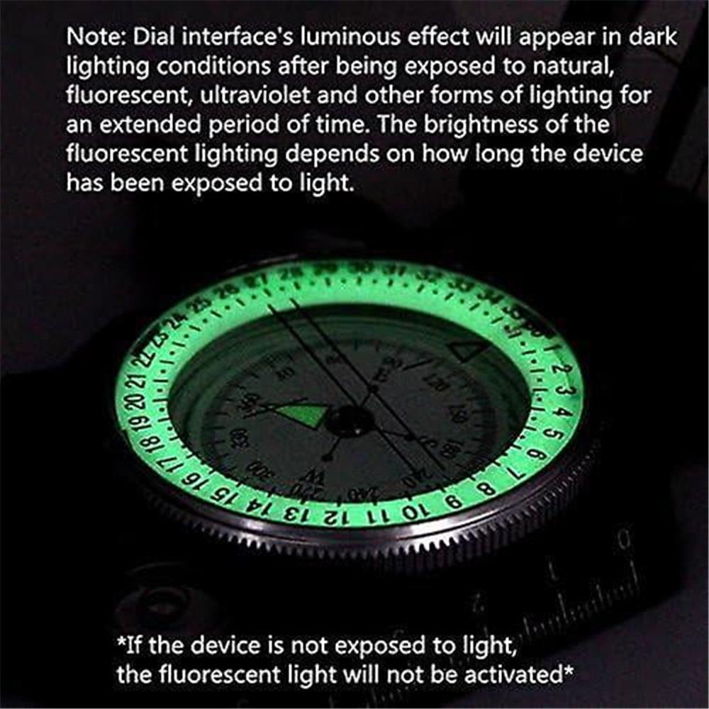 Военный компас, Туристический компас с сумкой для переноски, Профессиональный многофункциональный водонепроницаемый навигационный компас для кемпинга, пешего туризма, геологии