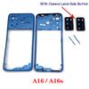 Для OPPO A5s A5Xs A15 A15s A16 A16s A36 A54 A74 A93 A57 A76 4G 5G Средняя рамка корпуса + Боковая кнопка + Объектив камеры