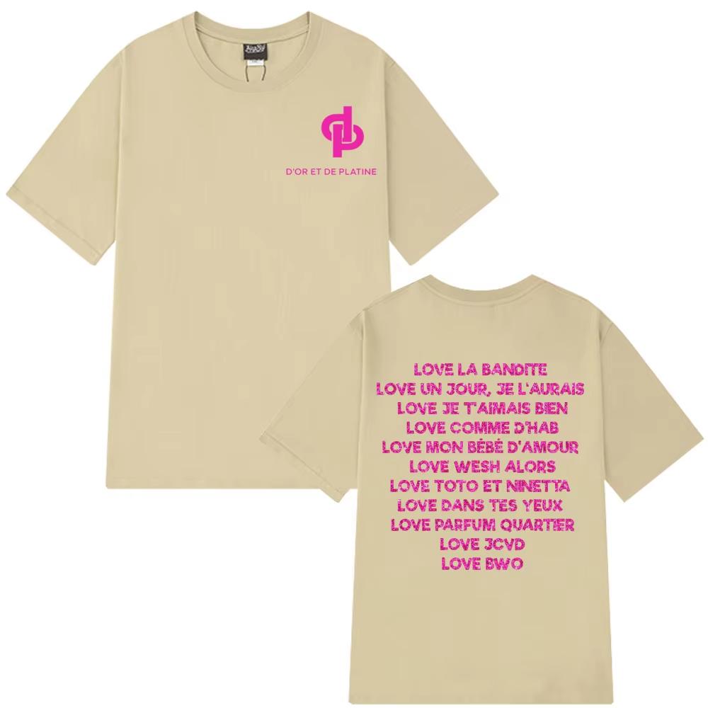 Мужские и женские футболки из чистого хлопка 2025 года от рэпера Jul — удобные, дышащие, обязательные для праздничного сезона Инс