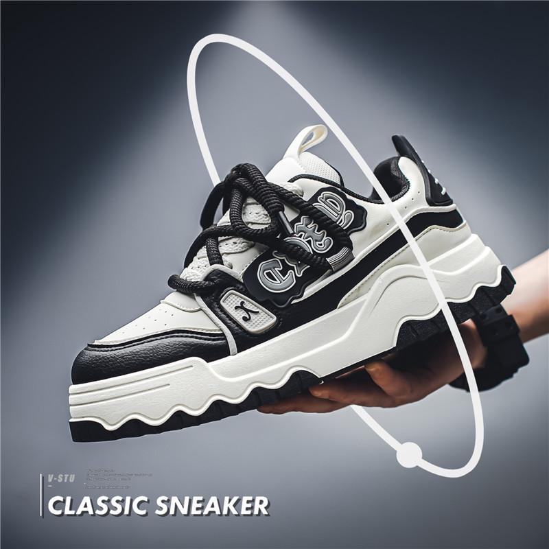 Роскошные новинки 2024 года, популярные студенческие повседневные кроссовки для мужчин, классические толстые подошвы, повышенная обувь для бега и спорта на открытом воздухе