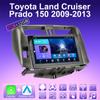2 DIN Android Carplay автомобильное радио для Toyota Land Cruiser Prado 150 2009-2013 мультимедийный проигрыватель головное устройство стерео GPS навигация BT WIFI 2+32 ГБ