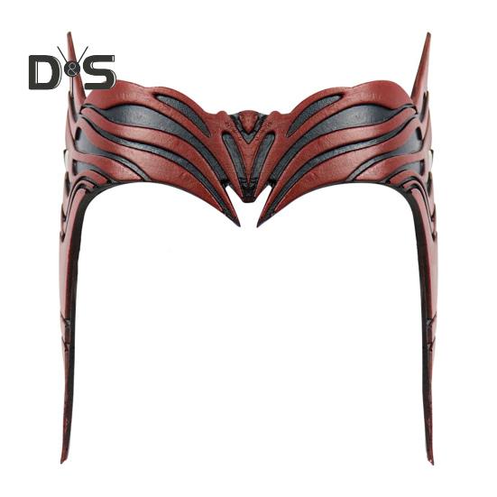 Алая Ведьма Корона Супергероя Косплей Головной Убор Нарядная Повязка На Голову Костюм Аксессуар для Хэллоуина Рождественская Вечеринка