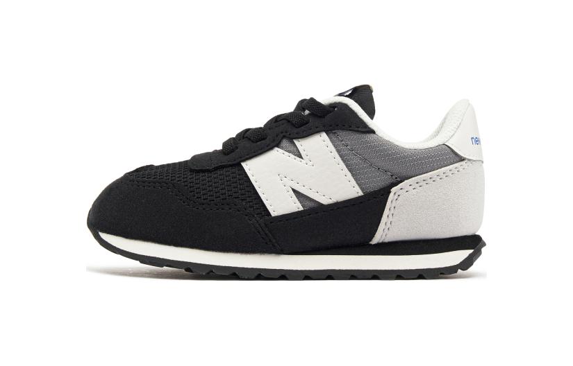 New Balance NB 237 Sports Abrasion Resistant Low top Toddler Shoes Black Gray Infant And Toddler IH237TG