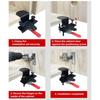 Cabinet Door Hardware Jig Adjustable Auxiliary Tool Installation Positioner Mounting Clamp for Furniture Shelf Enduring