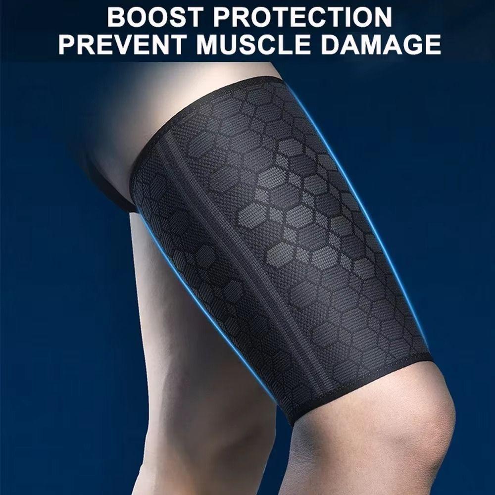 Hamstring Support Sports Thigh Protector Exercise Recovery Thigh Leg Brace  Running Football