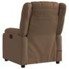 Electric Massage Chair Brown Fabric