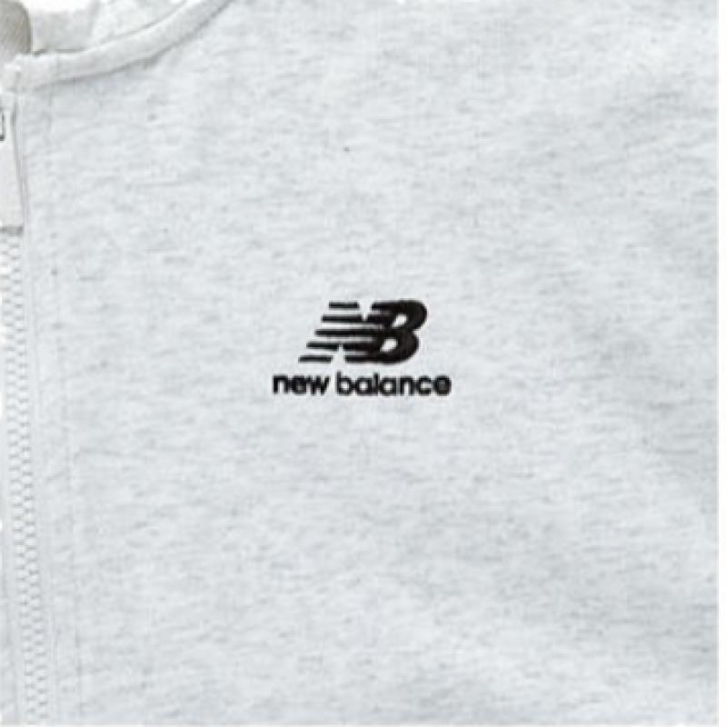 New Balance Half Club Nbmdc21053 Lg Essential Single Mesh Hoodie Zip Up Unisex Hoodie