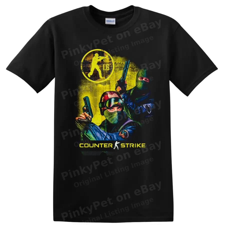 Counter-Strike 1.6 Tactical Soldier Graphic T Shirt Retro Gaming Tee Gift Art