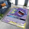 Gengar Pokémon Cards Area Carpet for Living Room Home Decor Sofa Table Kid's Rug Non-slip Chair Lounge Floor Play Mat Potdemiel