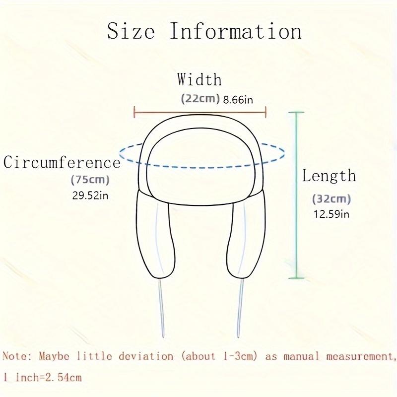 European and American Y2K Autumn and Winter Cartoon Embroidery Pattern Warm Ski Hat for Men and Women