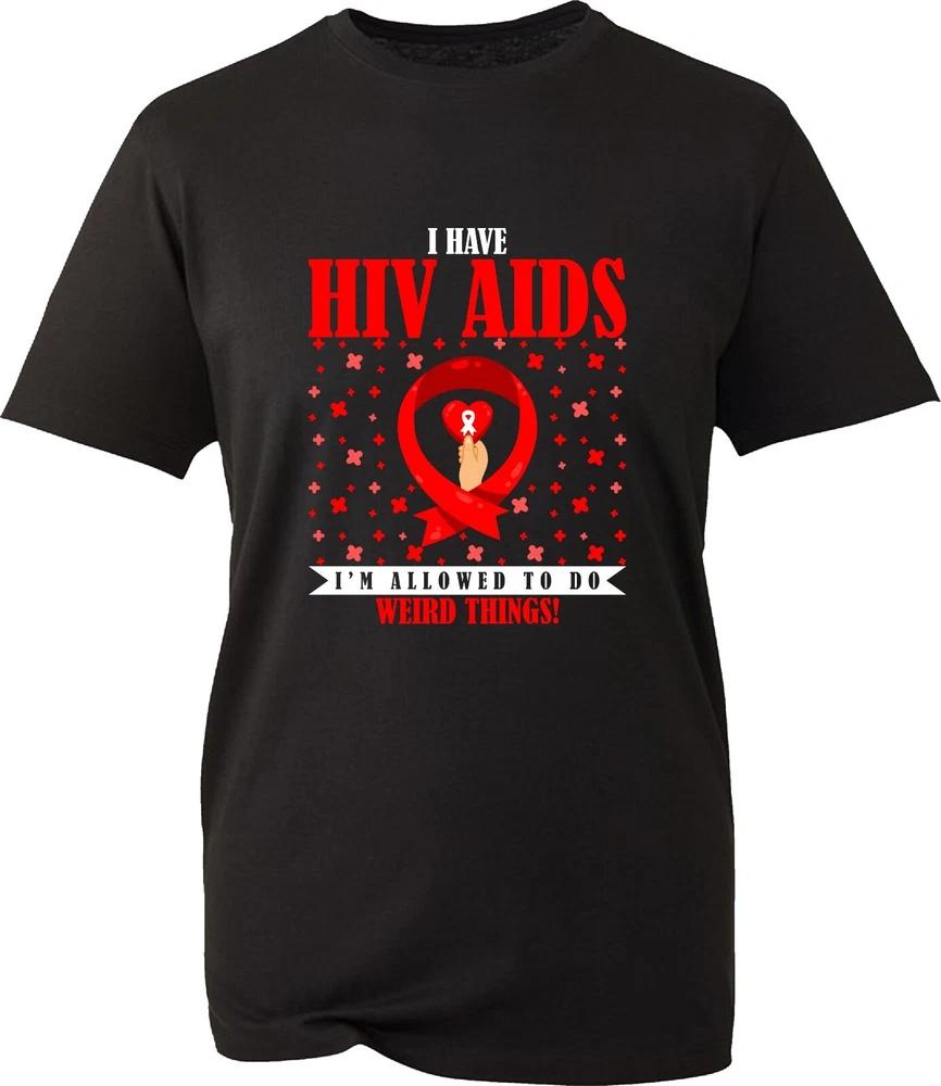 Hiv Aids Awareness TShirt Social Message Health Awareness Unisex Gift Tee Top