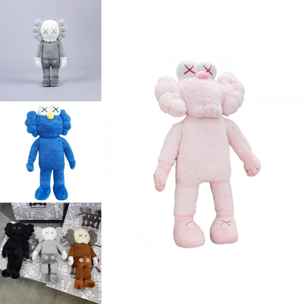 Мягкая и очаровательная плюшевая кукла Kaws Sesame Street 50 см для декора спальни