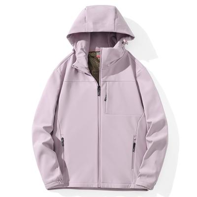 Женская флисовая куртка Зимняя Теплая Водонепроницаемая Ветрозащитная Для Пеших Прогулок Кемпинга На Открытом Воздухе Термическое Пальто