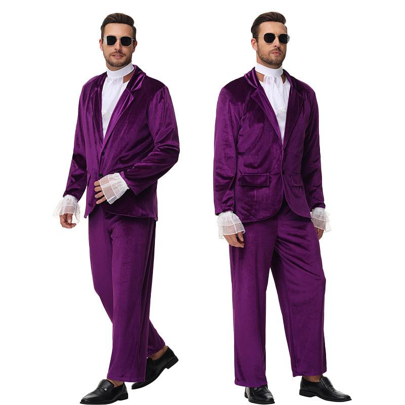 Костюм для косплея на Хэллоуин в винтажном хип-хоп стиле для взрослых и подростков