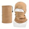 Winter Fleece Hat and Scarf Set Thermal Head Cover Warm Balaclava Face Mask Neck Warmer Sport Cycling Ski Scarf Hat