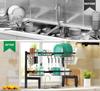SVOHZAV Extendable Over-the-Sink Dish Drying Rack 66-85cm Direct from Japan