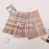 Autumn And Winter Simple Women'S Plaid Scarf Shawl European And American Thick Warm Long Imitation Cashmere Scarf