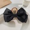 Большой модный атласный бант головной убор интернет-знаменитости поймать крестик шпильки-коготь милые аксессуары для волос для девочек