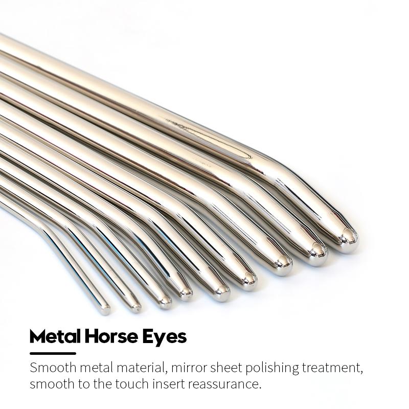 Runyu SM Металлический расширитель уретры Мужская пробка для пениса из нержавеющей стали Мужская блокировка уретры Мастурбация для взрослых Альтернативные секс-игрушки