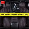 DOODRYER Custom Car Коврики для BMW 4 Кабриолет F33 G23 2013-2024 Авто Коврики Аксессуары для ног Coche