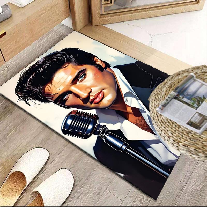 Rock Star Performance Carpet, Kitchen Rugs, Yoga Mat, Non-Slip Mats, Rug for Bathroom, Living Room bedroom, Camping Rugs Christmas Gift