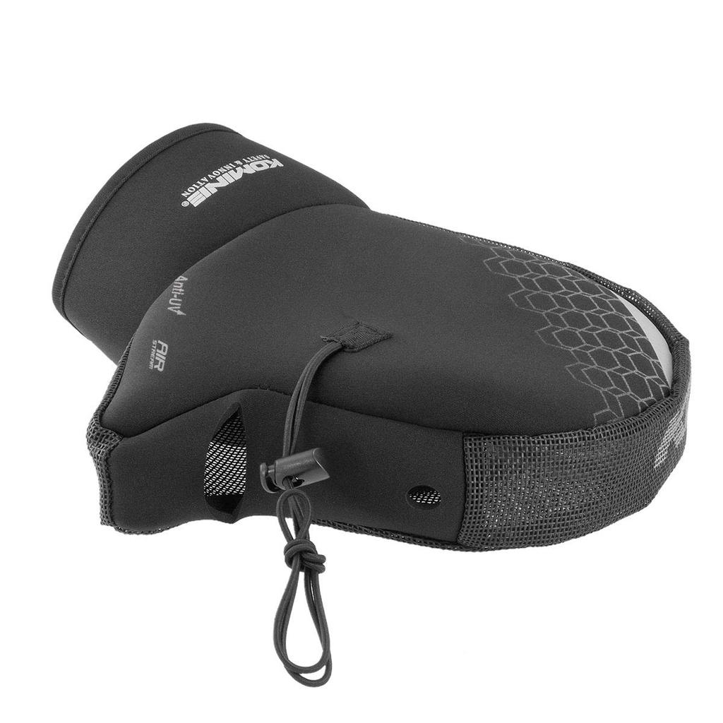 KOMINE Air Through Handle Cover for Motorcycles Black Free 13006 AK-349