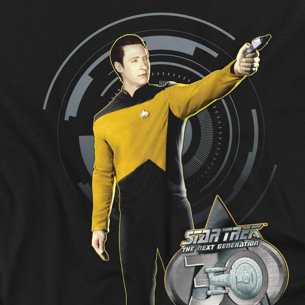 Star Trek Unisex Adult 30 Data T-Shirt